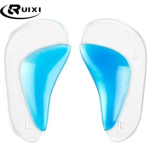 Professional Arch Support Insole Foot Plate Flatfoot Corrector Shoe Cushion Foot Care Insert Insoles Silicone Orthopedic Pad