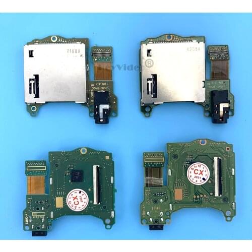 For Nintendo Switch Game Socket with Earphone Board Game Card Replacement Game Slot Card Reader Socket For NS Switch