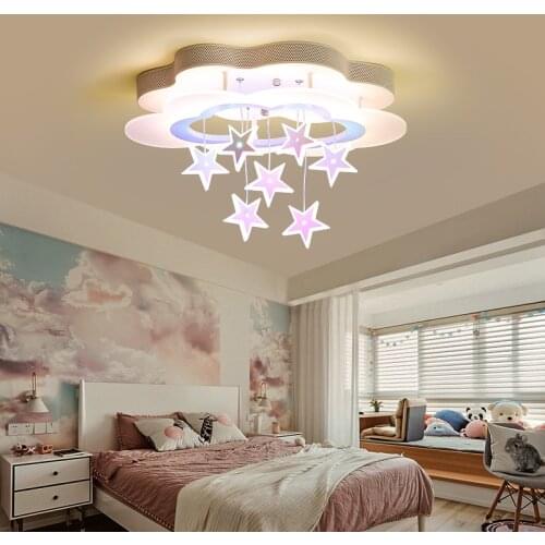 Modern ceiling lamp master bedroom lamp creative personality cloud lighting boy girl children room ceiling lamp