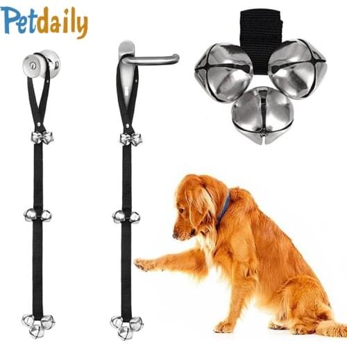 Dog Bells For Door - Dog Doorbells For Potty Training - 7 Bells Adjustable Pet Puppy Outside Doorbells For Small/Large Dogs