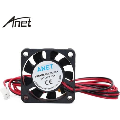 10Pcs Anet A6 A8 DC Cooling Fan 4010 fan 12V/24V Hot End Extruder For MakerBot RepRap UP Mendel I3 Printer
