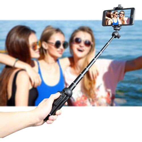 YUNTENG 9928 Wireless Bluetooth Remote Extendable Selfie Stick Monopod Tripod Phone Stand Holder Mount phone Clip Holder