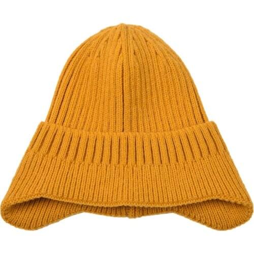 Men Womn Winter Black Skullies Helmet Liner Beanie Ear Covers Windproof Snow Ski Hat for Outdoor Sport