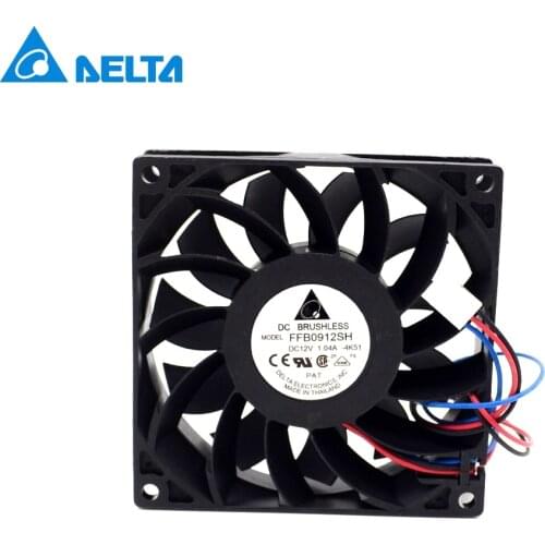 1pcs 92*92*25mm 92mm FFB0912SH with original connector dual motor 9025 12V 1.04A cooling fan