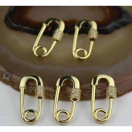 29*13mm 10pcs/lot New design cz clasp charm,cubic zirconia micro pave charm pendant,fashion cz jewelry clasp accessories