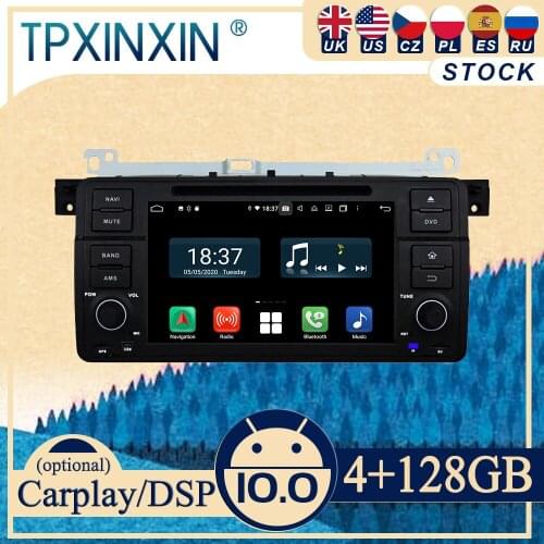 PX6 For BMW E46 Android 10 Carplay Radio Player Car GPS Navigation Head Unit Car Stereo WIFI DSP BT