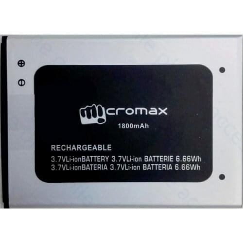 AZK New A82 Battery 3.7V 1800mAh 6.66Wh battery for Micromax A82 High Quality Phone battery