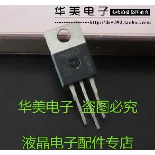 Free Delivery.11N80C3 11N80 imports MOS FET ( iron )