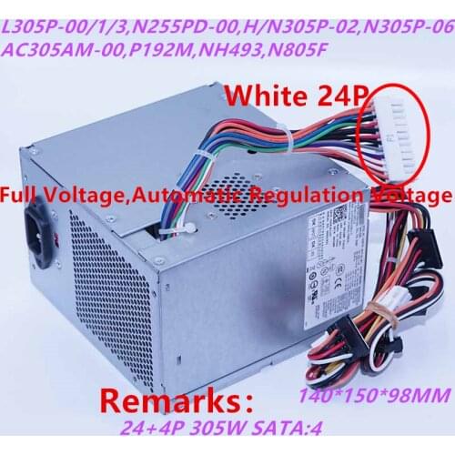 New PSU For Dell BTX Optiplex 380 740 MT 305W Power Supply L305P-00/01/03 H305P-02 N305P-02 N305P-06 AC305AM-00 P192M NH493