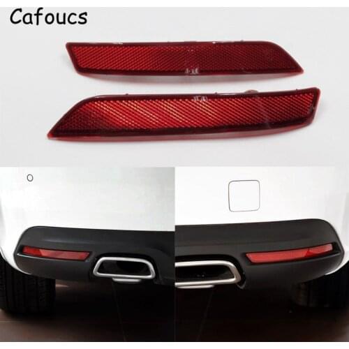Cafoucs For Peugeot 508 Light Car Rear Bumper Reflective Lamp For 508 2011-2014 Accessories