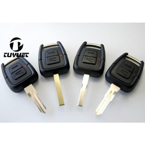 With light position Car Key Blanks Case for Opel Astra Zafira Omega Vectra 2 Buttons remote key shell
