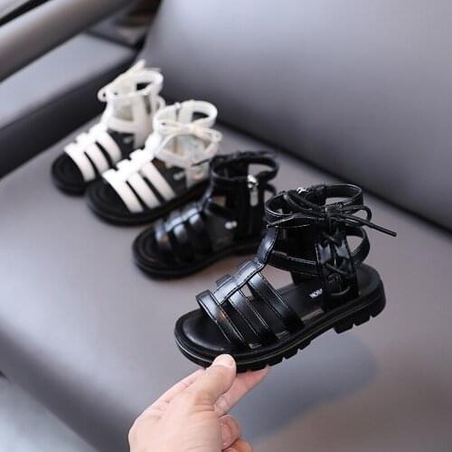 Childrens sandals 2021 Summer New Products Childrens Sandals Girls Fashion Roman Sandals Anti-slip and wear-resistant sandals