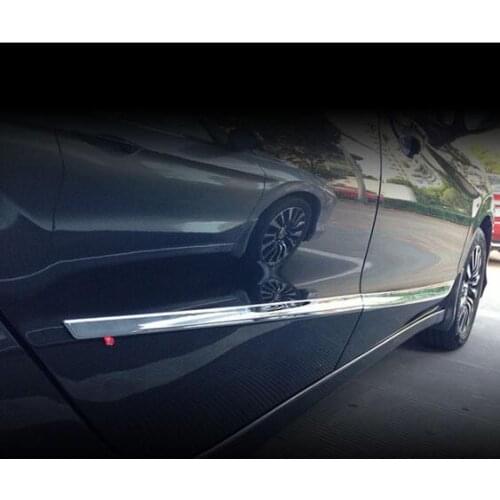 For Honda Crider 2013-2016 4PCS ABS Chrome Car Exterior Door Body Trim Molding Accessories Cover Trim Car Styling Accessories