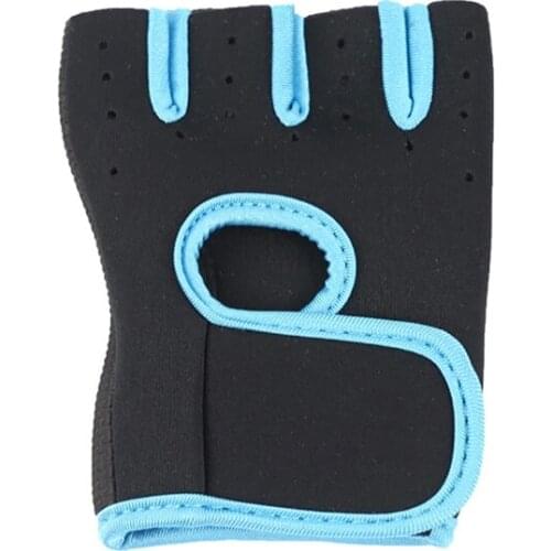 Breathable Men Women Fitness Gloves Gym Weightlifting Gloves Bodybuilding Training Gloves Non-slip Half Finger Gloves