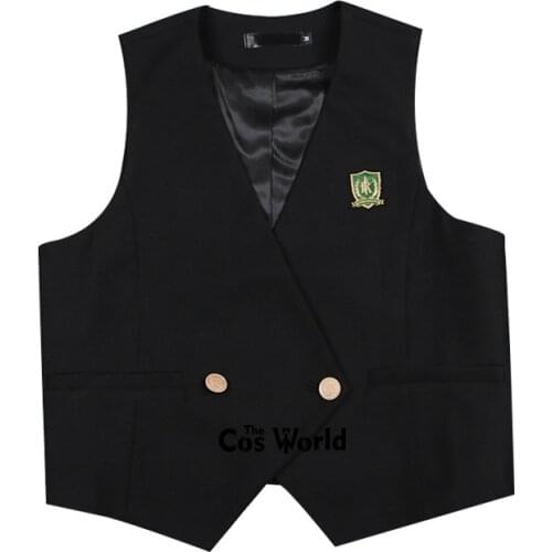 [Hei Yan] Japanese Womens Girls Spring Autumn Sleeveless Vests Waistcoat Suit For JK School Uniform Student Clothes