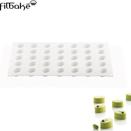FILBAKE 35 Cavities Round Chocolate Mould Of Kitchen DIY Cake Molds For DIY Silicone Bakeware Stable Baking Accessories