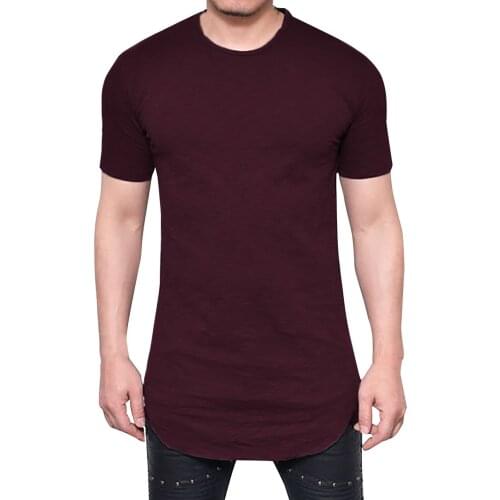 Summer Men Outdoor Short Sleeve Casual O-Neck Solid Colors Basic Loose T-Shirts Sport Fitness Breathable Quick-drying Tops#g3