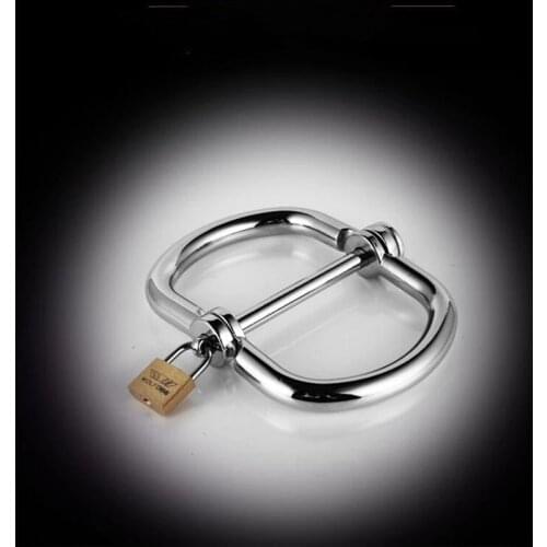 Bdsm Bondage Stainless Steel Handcuffs Restraint Tools with Lock for Men Women Adults Games Fetish Chastity Wrist Cuff Sex Toys