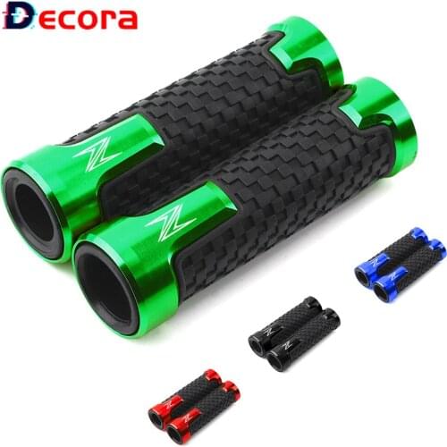 Latest Handle Bar Grip For KAWASAKI Z400 Z650 Z750 Z800 Z900 Z900RS Z1000 Z1000SX Motorcycle 7/8'' 22MM Handlebar Grips Cover