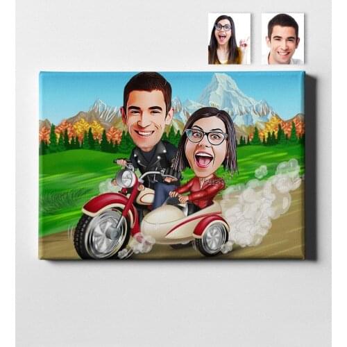 Personalized Cartoon Canvas Table (50x70 cm.) 8 gift Home Decoration Special Design Home Office Business Place Quality Favorable Cost