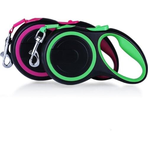 Dog Leash Automatic Retractable Long Strong Pet Leash For Large Dogs Durable Nylon Puppy Leads Extending Big Dog Leash Rope