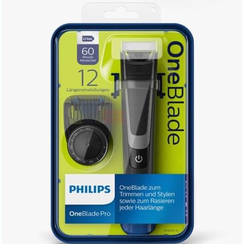 Philips QP6510 Professional Electric Shaver with ComfortCut Blade System 60min Cordless Use/1h Charge for Mens Razor