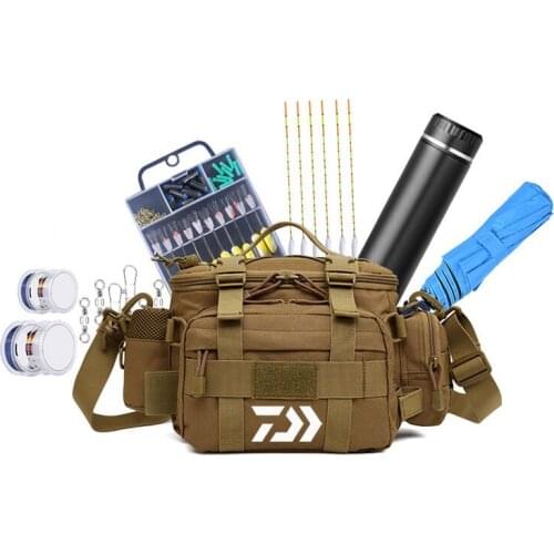 Fishing Bag for Fishing Case Outdoor Sports Waist Pack Fishing Lures Gear Storage Bag Backpack Single Shoulder Cross Body Bags