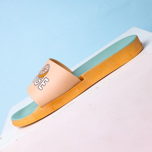 Woman Shoes Fashion Tacones Morados Sandalias Fruit Pattern Women Sandals Indoor Fashion Slippers Outdoor Slippers For Men 36-46