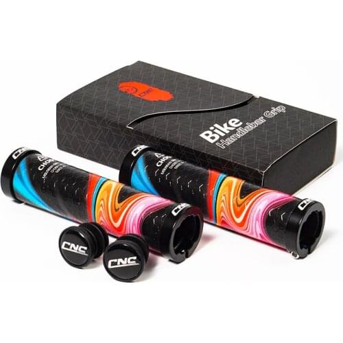 Mountain Bike Silicone Grip Cover Shock-resistant Non-slip Bilateral Locking Silicone Grip Cool Dead Flying Bicycle Accessories