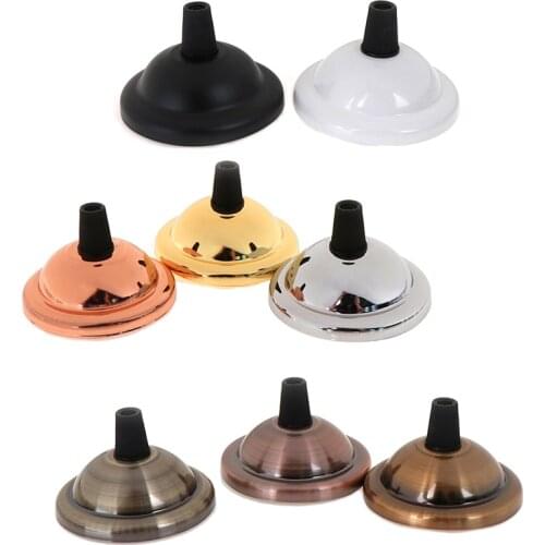 Vintage Lamp Base Antique Ceiling Plate Metal Ceiling Lamp Holder Electroplating Iron Fitting Chandelier Base DIY Lighting