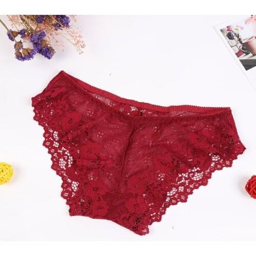 Women Fashion Cozy Lingerie Tempting Pretty Briefs Cotton Low Waist Cute Female Underwear