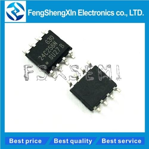 10pcs/lot AT24C256N-SU27 SOP8 AT24C256 SOP AT24C256N-10SU-2.7 AT24C256N SMD 24C256 AT24C256C Two-wire Serial EEPROMs IC SOP-8