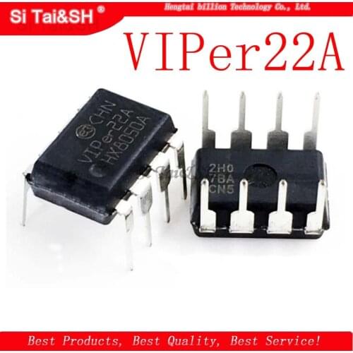 10pcs/lot VIPer22A DIP8 VIPer22 DIP
