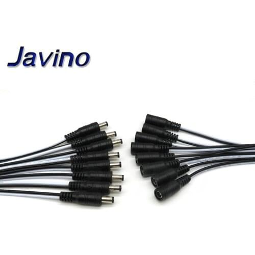 5pcs 5.5x2.1 Plug DC male or Female Cable Wire Connector For 3528 5050 LED Strip Light