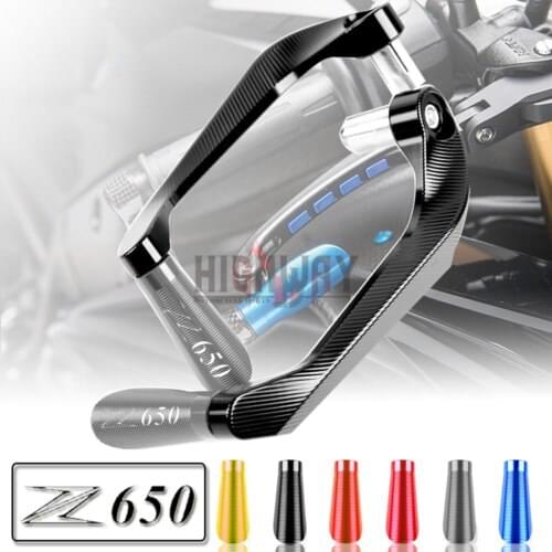 Motorcycle CNC Aluminum 7/8'' 22mm Brake Clutch Levers Guard Handlebar Protector For KAWASAKI NINJA 650 Z650
