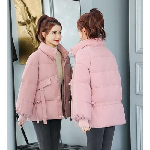 Large Size Winter Coat Women 2020 Fashion Winter Cotton Padded Parkas Outwear Casual Short Female Jackets Coats 6 Colors Y558
