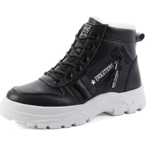 New Winter Boots fashion female Ankle Boots For Women Wool Women Shoes Fur Boots New White Snow Boots Fur Plush Warm Ankle Boots