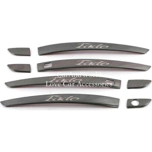 For Changan Eado 2019 2020 Stainless Steel Door Handle Bowl Holder Frame Molding Trims Garnish Sticker Car Accessories