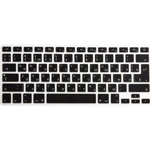 For Macbook Pro 13 15 17 Air 13 retina Russian, French Newest US/EU Univers Vision layout Silicone Keyboard Cover Protector Skin