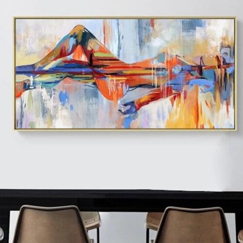 Canvas painting Watercolor Lord Buddha Abstract Painting on Religious Posters and Prints Cuadros Wall Art Pictures Home Decor