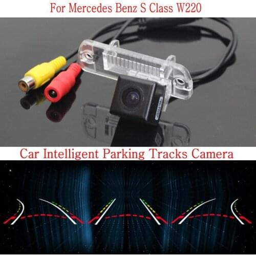 Lyudmila Car Intelligent Parking Tracks Camera FOR Mercedes Benz W220 1998~2005 / HD Back up Reverse Camera / Rear View Camera