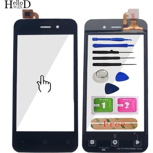 4.0'' Mobile Touch Screen For BQ BQ-4026 UP BQs-4026 BQ 4026 Touch Screen Digitizer Panel Lens Sensor Fornt Glass 3M Glue Tools