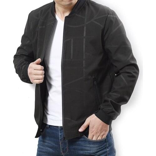 2018 Spring and Autumn Mens Large Size Casual Business Gentleman Jacket big yards stylish man Stripe Loose Jackets males coats