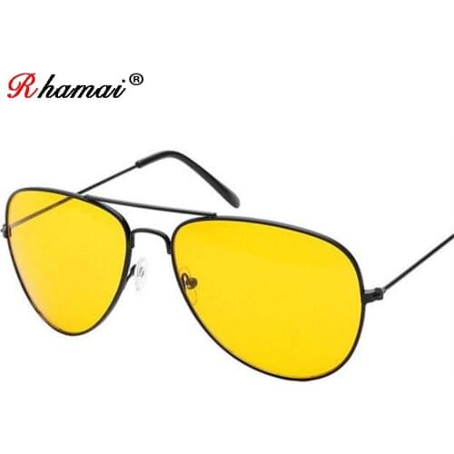 Women Men Antireflective Brand Classic Metal Pilot Glasses For Men Brown Lens Fashion Style UV400 Gafas De Sol