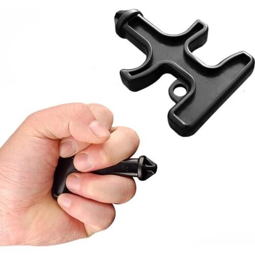 Outdoors Nylon Plastic Steel Self-defense Dragon Spike Defence Duron Drill Stinger Ring Equipment Self Defense Sting Ring Tool