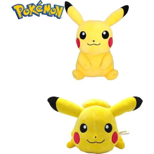 Original Pokemon Climbing posture Large Pikachu Plush Toy Bikachu Doll Creative Dolls Give Birthday Gifts 30cm