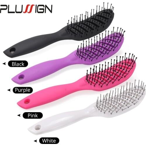 Quick Dry Wave Brush Cute Hair Detangler Brush Promotes Hair Growth & Eliminates Breakage Massage Hairbrush Professional Comb