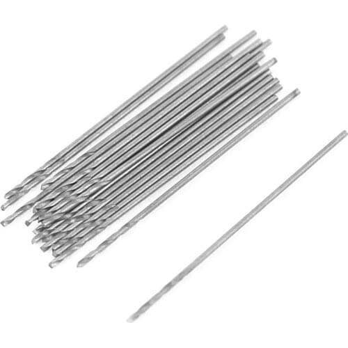 WSFS Hot Sale 20 Pcs 0.5mm Diameter Straight Shank Metal Spiral Twist Drill Bit
