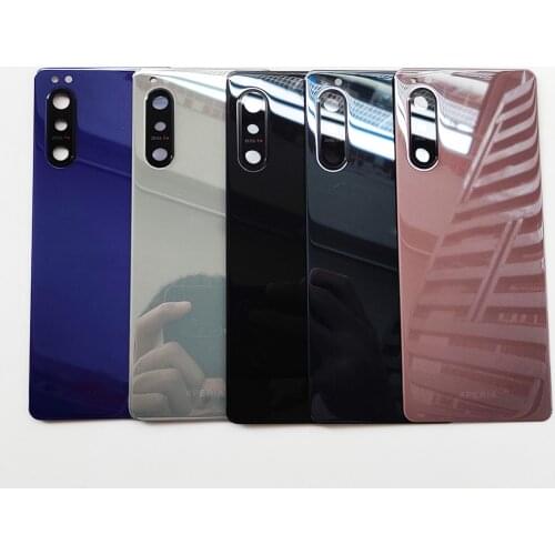 Xperia5 II SO-52A Original Back Glass Cover For Sony Xperia 5 II , Back Door Replacement Hard Battery Case, Rear Housing Cover