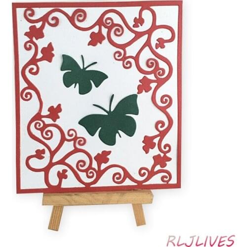 1Set Butterflly Frame Metal Cutting Dies Stencils for DIY Scrapbooking Stamp/photo Album Decorative Embossing DIY Paper Cards